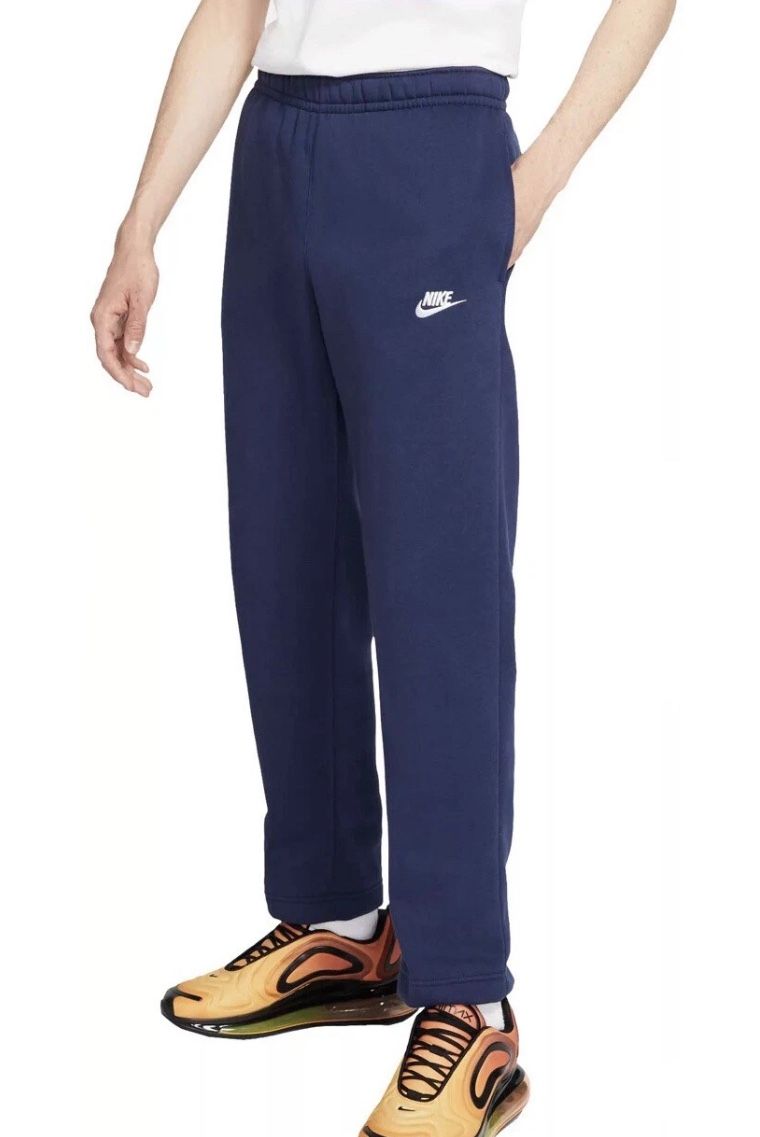NEW Nike Sportswear Club Fleece Men's Medium Pants - Midnight Navy (BV2707-410)