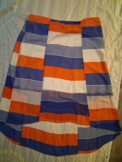 Ann Taylor color-blocked skirt size 18