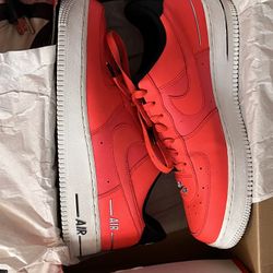 Nike Air Force 1s Double Air - Laser Crimson 