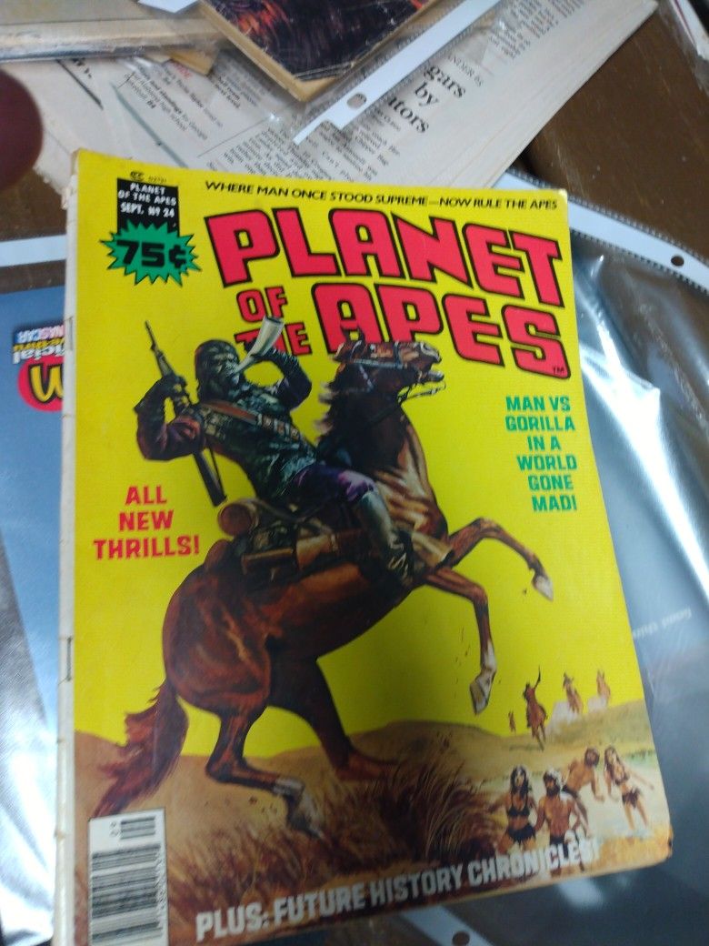 Planet of the Apes #24 (Marvel, 1976) CGC NM/MT 9.8 White pages. Bob Larkin cover. Overstreet 2015 NM-