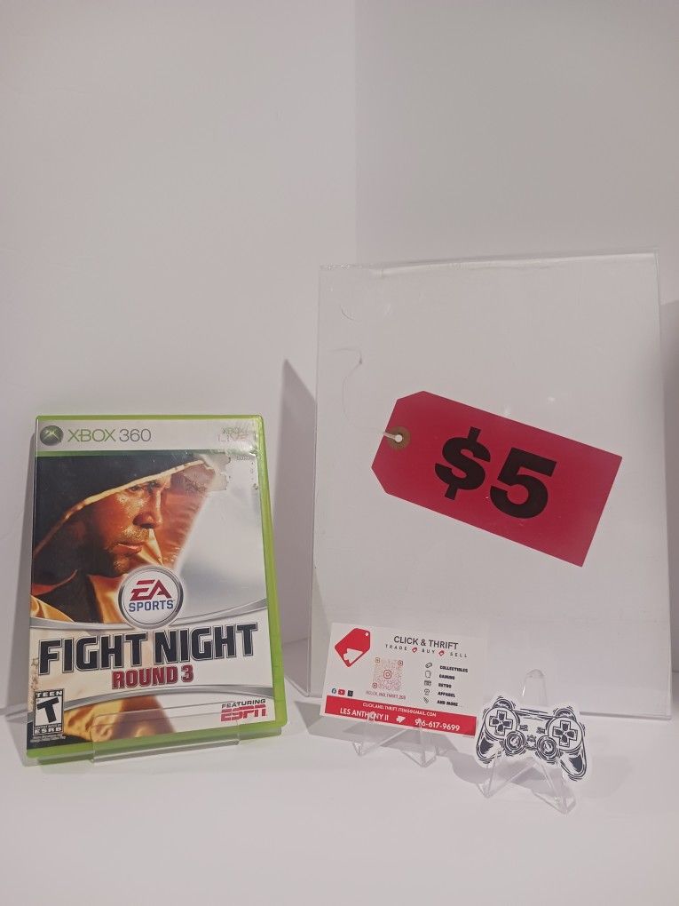Fight Night Round 3 Microsoft Xbox 360, 2006, EA Sports CIB Game