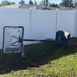 Free Basketball Hoop Kinda Messed Up 