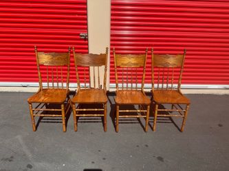 Vintage oak chairs