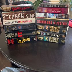 Stephen King 13 Books 11 First Edition STo Soft Backs