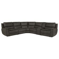 New 6PC Modular Reversible Sectional Sofa With Power Recliners On Sale Now Dont Miss