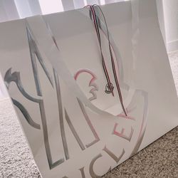 New XLarge Moncler paper bag L19W7H17 inch