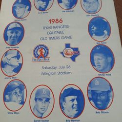 Hall Of Fame Game Program