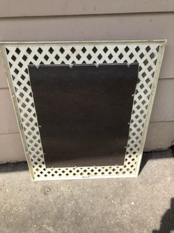 Mirror - plastic frame but it’s deciving