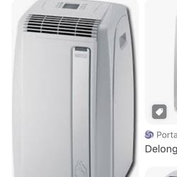DeLonghi Portable Air Conditioner, White - leaks but can use bucket