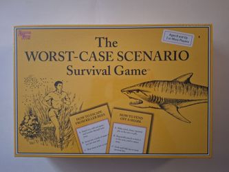 The Worst-Case Scenario Survival Board Game by University Games • 2001 🆕