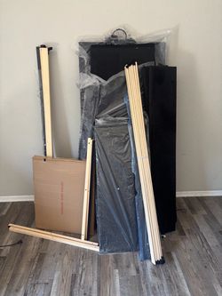 Bed Frame Parts Unassembled