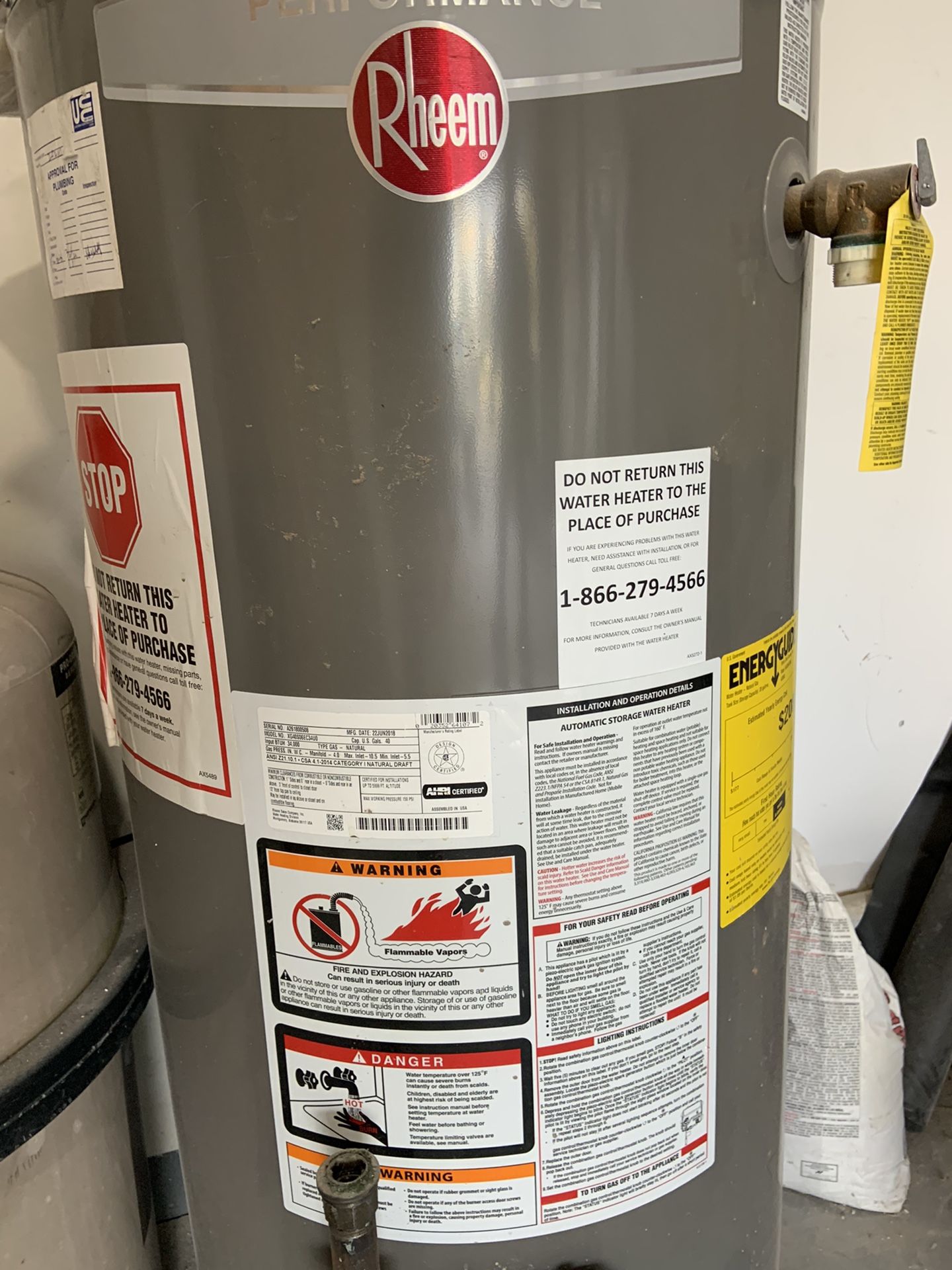 Gas Water Tank