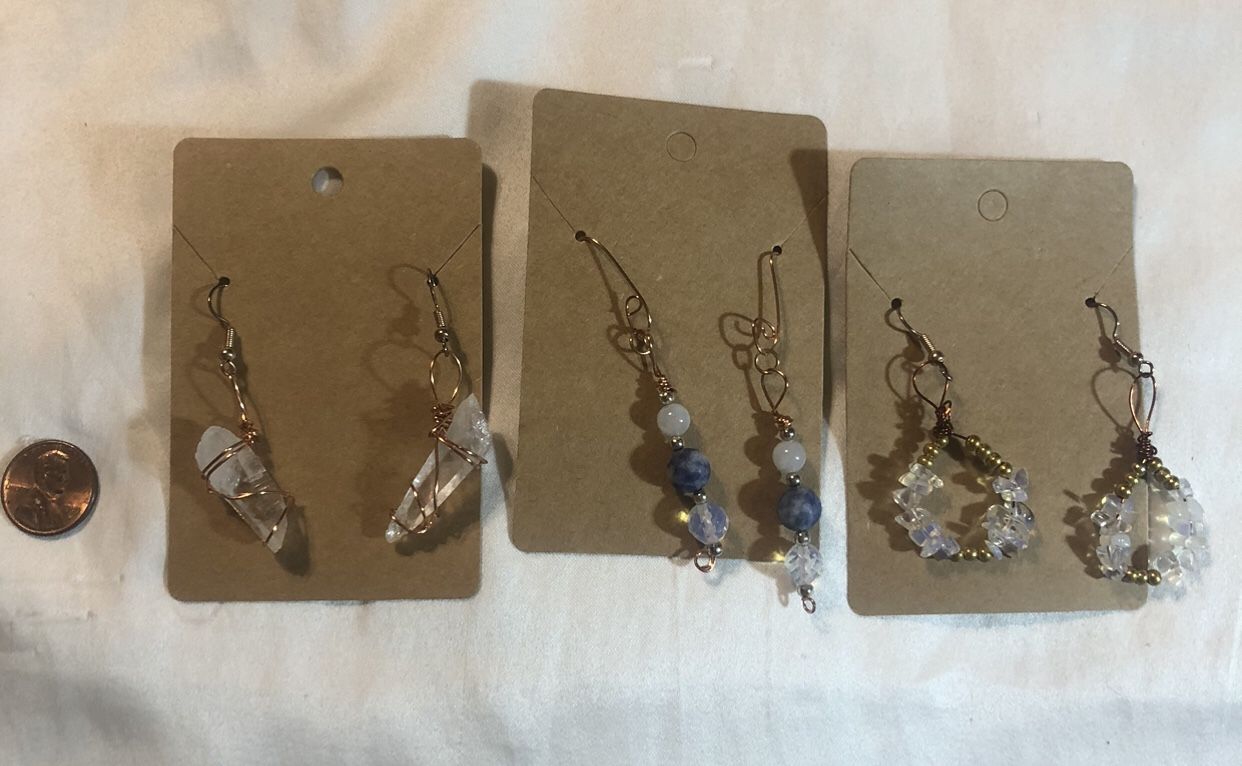 Crystal Earring Set