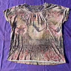 Style & Co. blouse with short sleeves