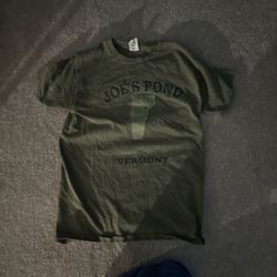 Joes Pond Vermont Green Shirt 