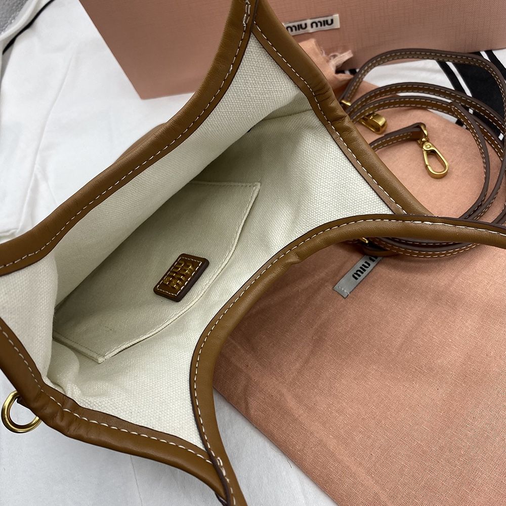 Ivy Embossed Mini Leather Tote Bag Caramel  & Briefcases