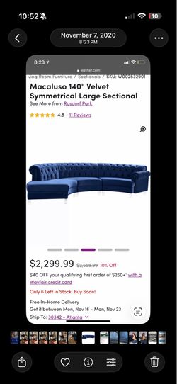 Sectional for sale