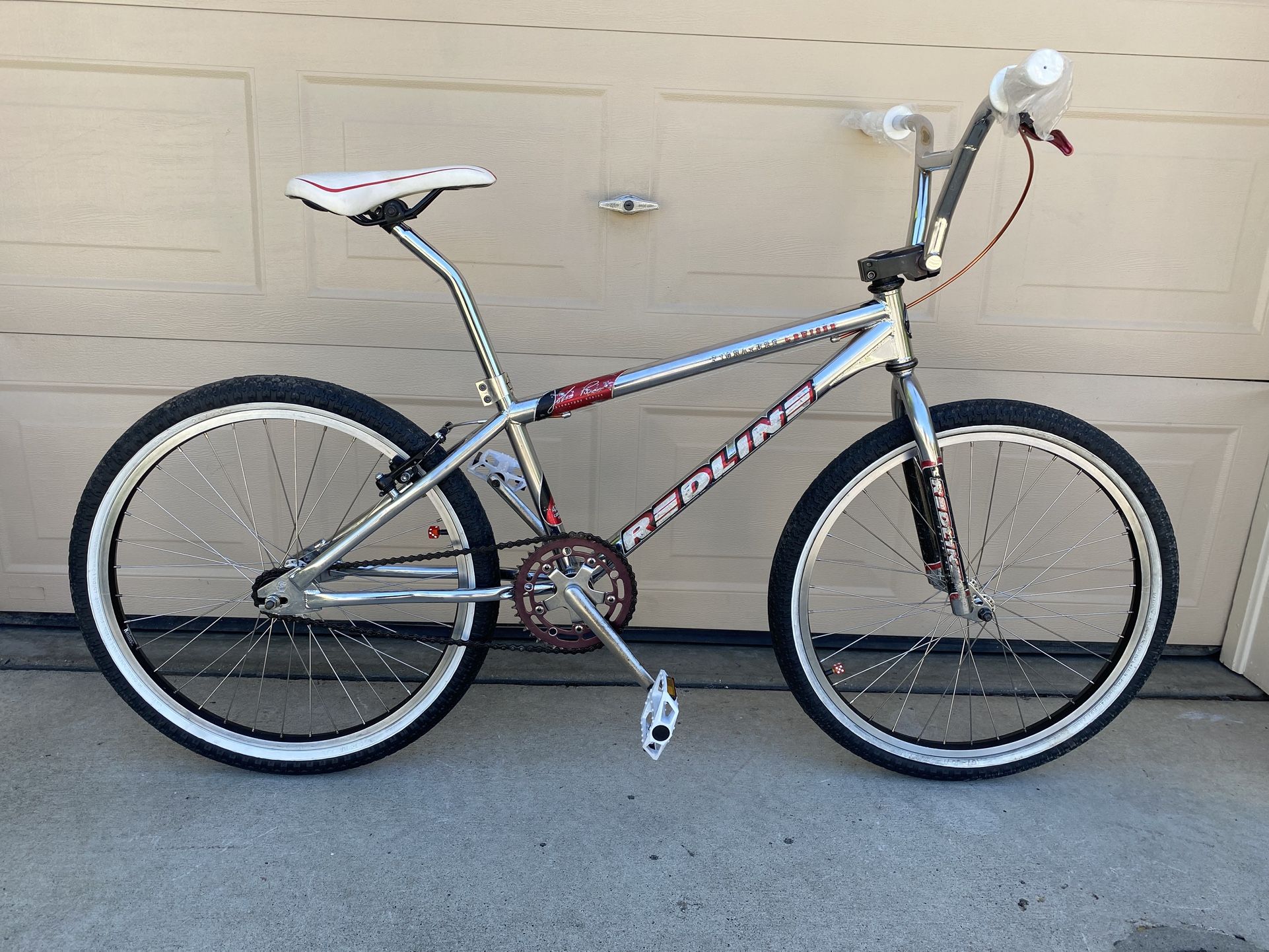 Redline John Purse Signature 24” BMX Cruiser Vintage Bike Mid Skool Chrome Alloy GT