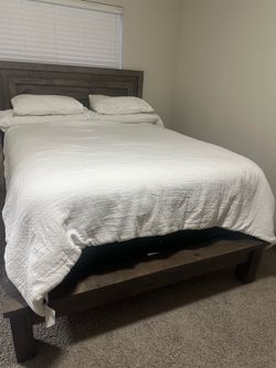 Queen bed frame and dresser
