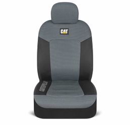 Mesh Flex Caterpillar Car Truck Seat Covers for Front Seats Set Gray. Open box