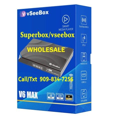 VSEEBOX V6 MAX NEW Model 2025 Wholesale PRICE reseller VSEE BOX V6 SUPERBOX