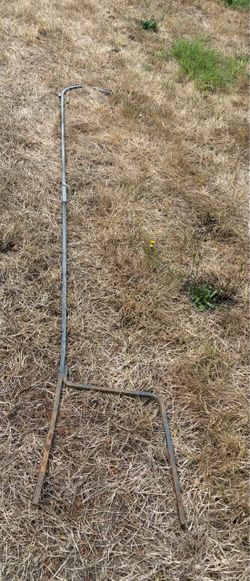 Black Metal Shepherd's Hook.  Read description 1st