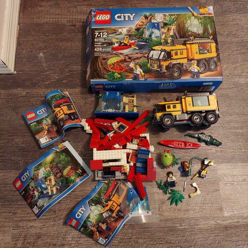 Foreman Mose Zealot LEGO CITY Jungle Mobile Lab (60160) & Other (May Not Be Complete) *Sold As  Is for Sale in Union, NJ - OfferUp