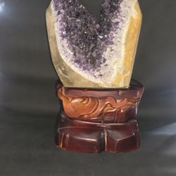 Amethyst Heart Shaped Geode