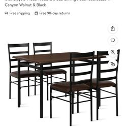 Mainstays Dining Table And Chairs 