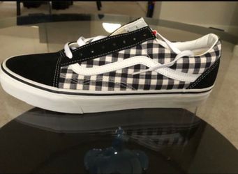 Vans Old Skool Black Gingham Low-Top Sneakers