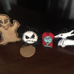 Nightmare before Christmas ornaments, figures