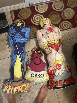 Masters of the universe 1980s pillows set of three
