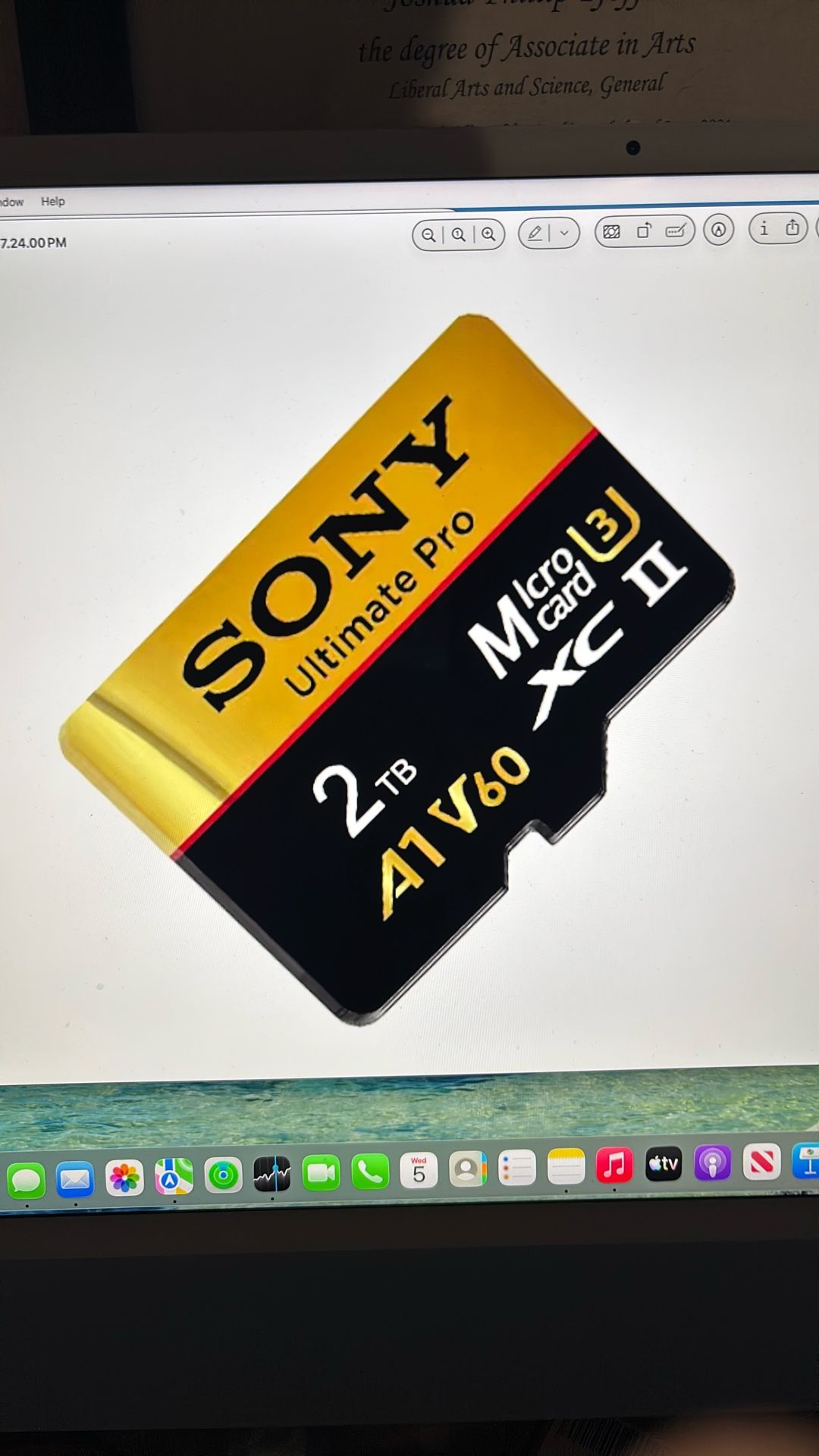 Sony 2TB Micro SD Card 