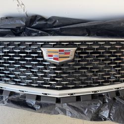Silver Front Grille 2020-2025 Cadillac XT6