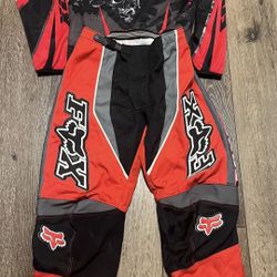 Motocross pants and jersey