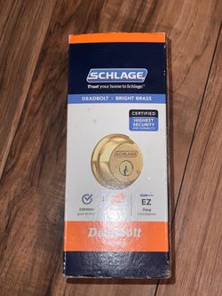 Bright Brass Double Cylinder deadbolt
