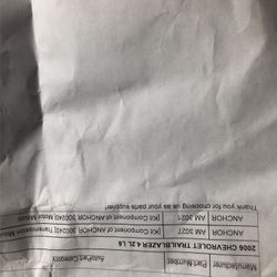 2006 Trailblazer Engine Mount And Transmission Mount