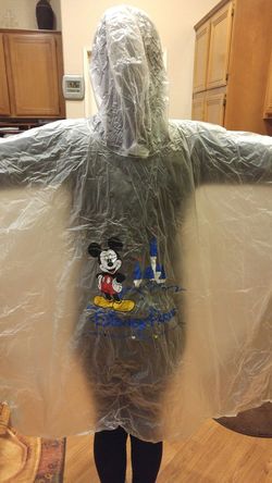 Genuine Disney rain ponchos