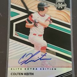 Colten Keith AUTOGRAPHED Baseball Card