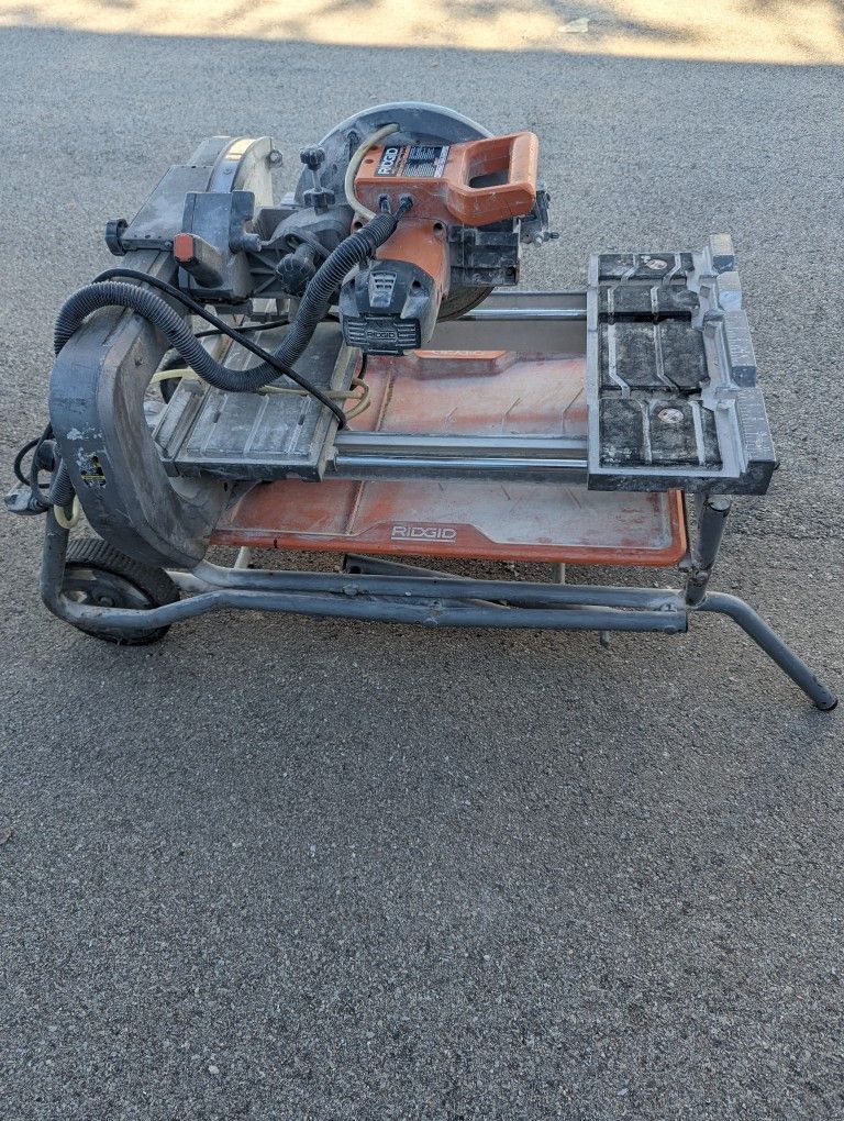 Ridgid Tile Saw Cutter With Stand
