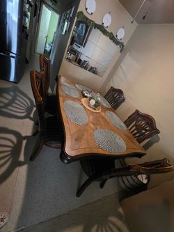 Oak kitchen table