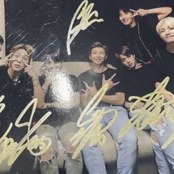 BTS Autographed Photo