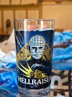 Universal Studios Halloween Horror Nights 2026 HHN hellraiser Collectible Glass cup