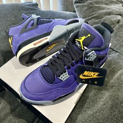 Jordan Retro 4 Lakers  ( Size 10 )