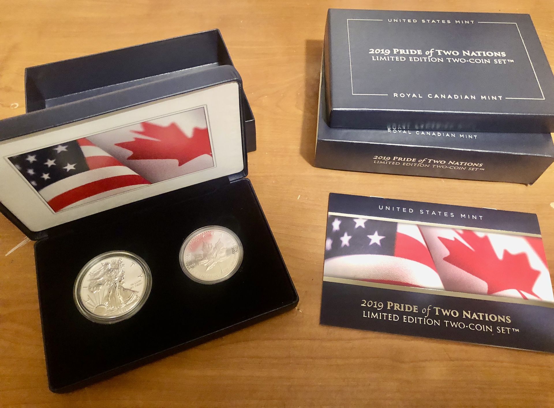 2019 US Mint Set Limited Series Pride Of Two Nations