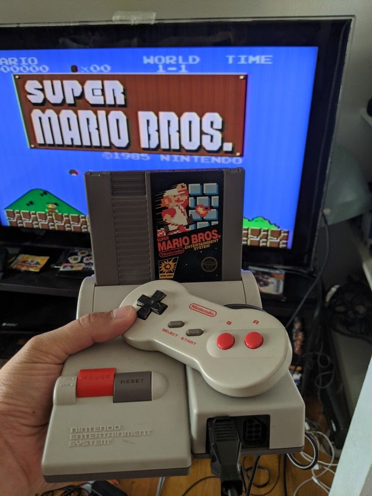 NES Top Loader NES 101 With Dog Bone Controller