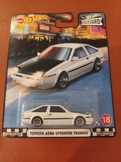 Hot Wheels Boulevard #18 Toyota AE86 Sprinter Trueno