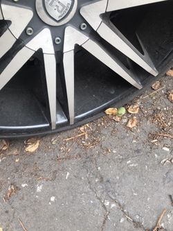 24” universal lug Rims