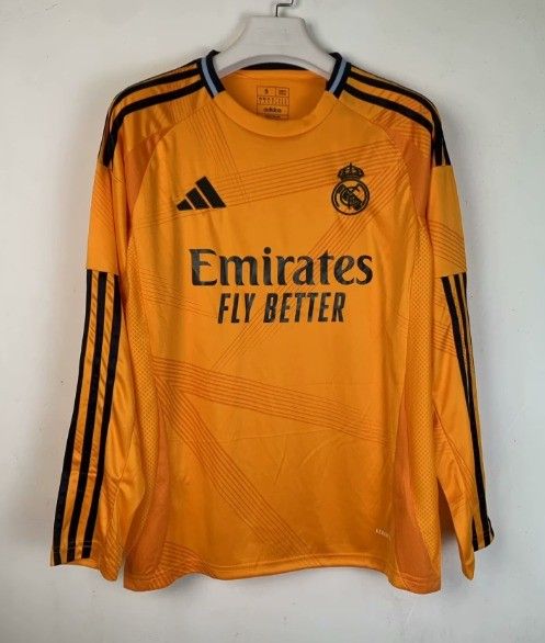 Camisa Vistante De Real Madrid Manga Larga 