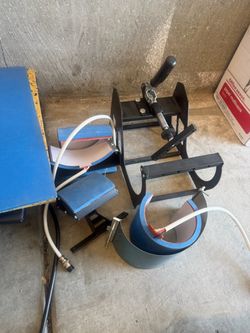 Multi-Function Heat Press Machine with Attachments
